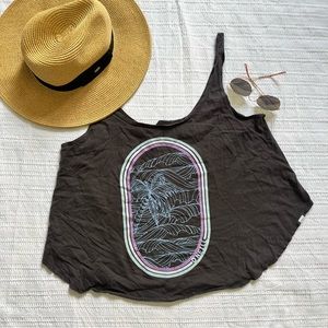 O’Neill Neon Logo Cropped Tank Top XL